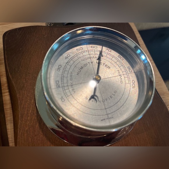 Springfield Vintage Eagle Weather System Thermometer Barometer Humidity Meter - Picture 5 of 5